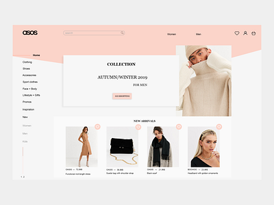 ASOS - E-shop #2 HomePage