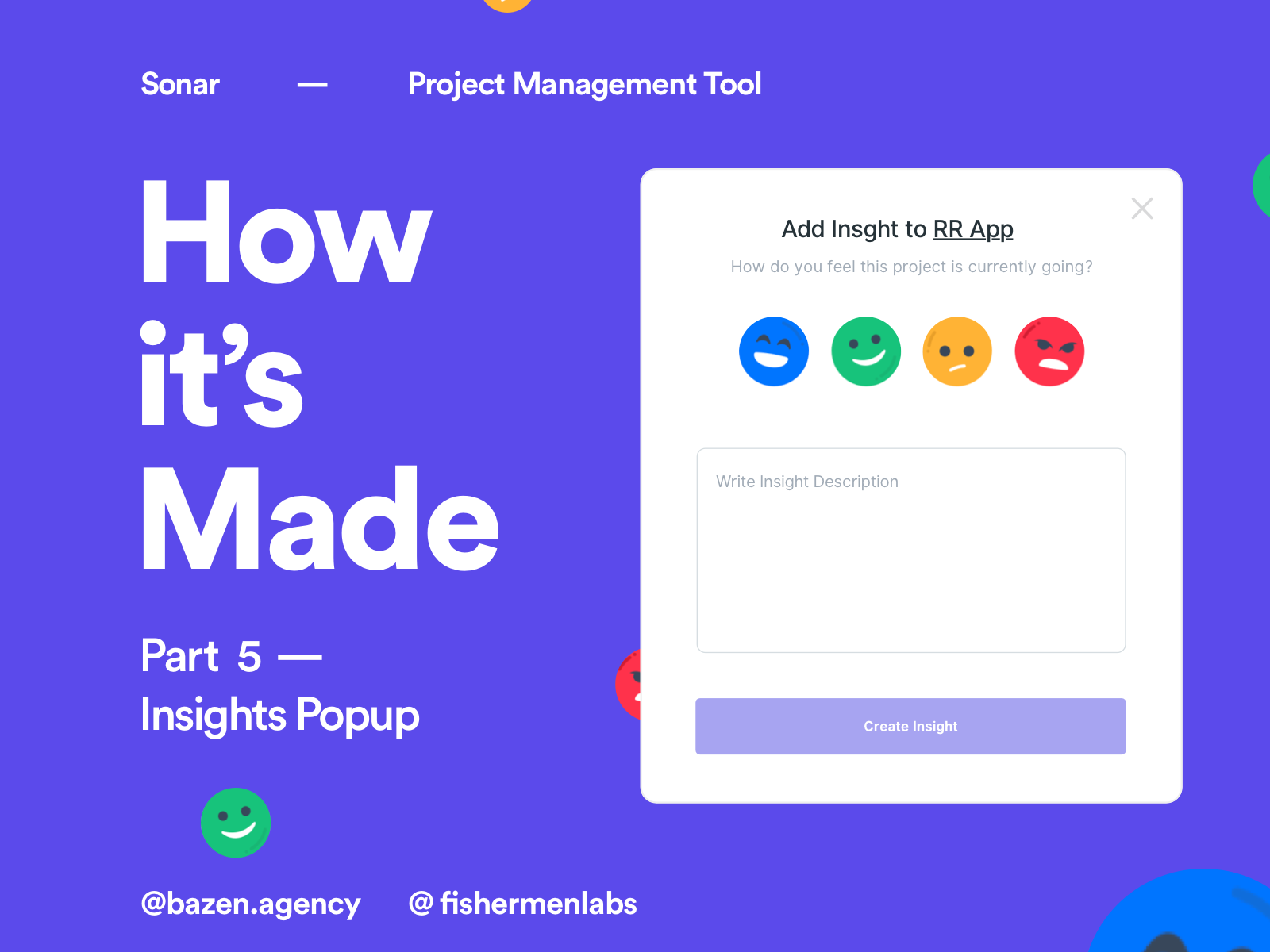 Sonar Project Management Tool Insights by bazen. on Dribbble