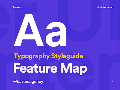 Feature Map - Style Guide