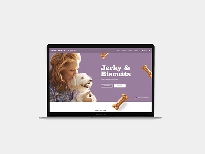 Dog Treats Animation branding design dog dogs hero image home page homepage landing page design product design ui ui design ux ux design uxui uxuidesign web app web app design web design web designer website