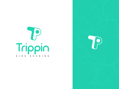 Trippin Logo branding flat identity letters logo logotype mobile app mockup uidesign ux