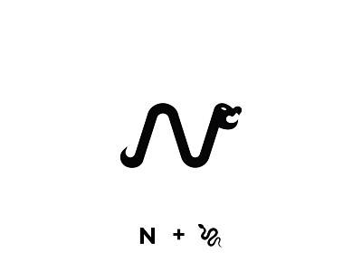 Letter N Logo Mark alphabet logo animal logo concept design letter letter logo letter logo design letter n lettermark logo logo design logo design concept logo designer logo mark logodesign logos logotype snake snake logo