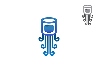 Squid Beverage Logo Design