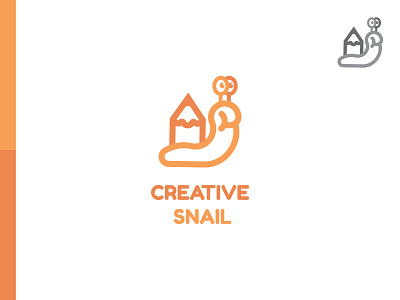Creative Snail Logo Design animal logo colorful logo concept concept design creative design logo logo design logodesign logos nature logo simple snail tiny vector