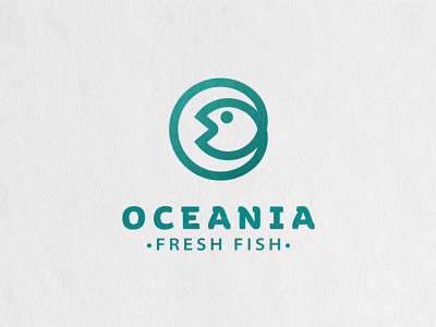 Oceania - Restaurant Logo Design brand branding branding design client work design fish logo graphic design letter letter logo lettermark logo logo design logos logotype mark restaurant restaurant branding restaurant logo