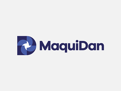 MaquiDan branding design illustration logo vector