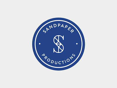 Sandpaper Productions (colour) circle logo mark simple