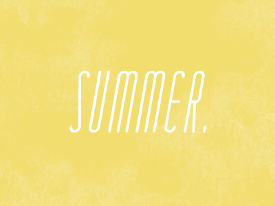 Summer distress distressed italics lodo design logo minimal modern pastel simple summer typography yellow