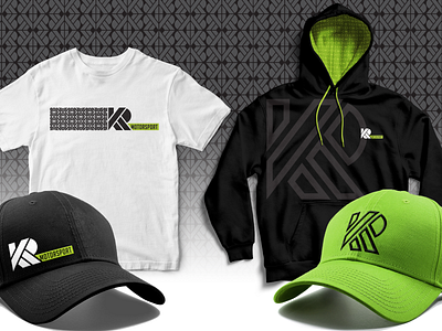 KR motorsport Team Apparel apparel design apparel logo apparel mockup