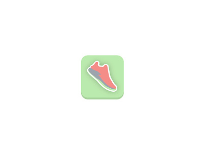 Daily UI #005 - App Icon app icon grey mint sneaker sneakers spring