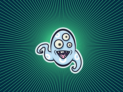 Alien alien cartoon character cute egg fun illustration mark russia teeth