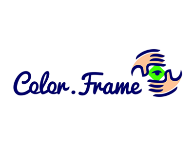 Color.Frame animation bright color eyes frame gif hands lettering logo photo photographer