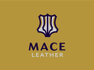 Mace ancient fashion history leather logo mace mark men minimal natural strong weapon