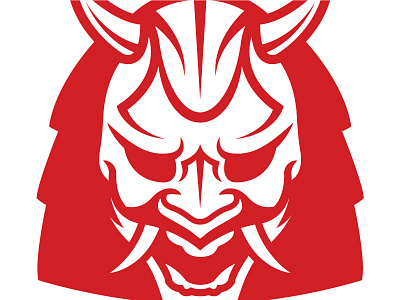 Matsumura character demon design engrave evil fashion fire hell horns japan kabuki mascot mask red russia samurai theatre