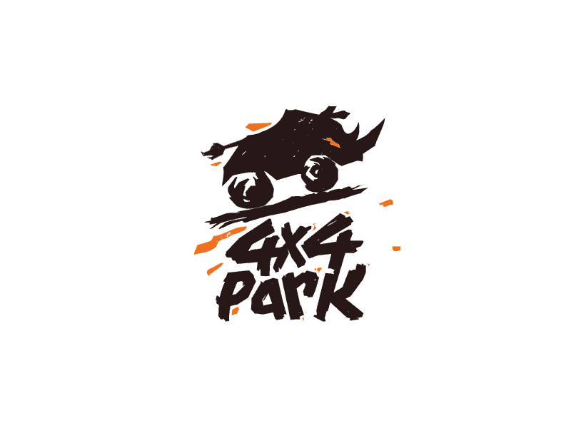 4x4 Park 4x4 animal animallogo animation car design dirt engrave illustration jeep lettering logo motion offroad park rhino russia safari