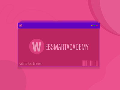 Dribble Websmart Banner - Windows Style dribble illustrator mastergraphiks photoshop psd template rayice syed raza ali websmartacademy windows