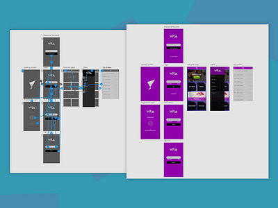 UI Design - Vita adobe xd photoshop prototype ui design wireframing