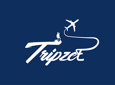 Tripzee abstract art branding clean design flat illustration illustrator logo sketch t shirt vector