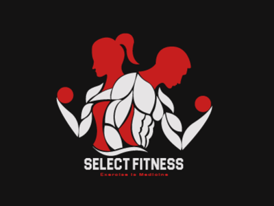 Select Fitness abstract art branding clean design flat illustration illustrator logo sketch t shirt typography ui vector