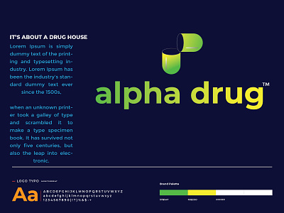 Alpha Drug Logo concept 3d logo 3d logo design abstract logo brand identity branding design company brand logo company logo drugs grid logo illustration logo design logotypes minimalist logo pharmacy trendy design trendy logo typhography unused concept unused logo vectors