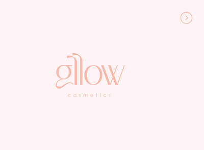 Gllow Cosmetics II Brand Identity Design 3d animation branding graphic design logo motion graphics ui