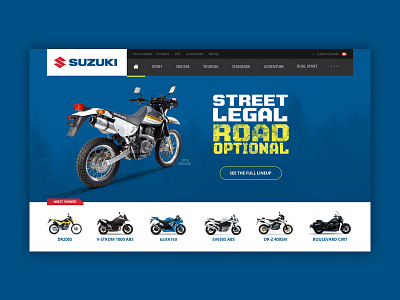 Suzuki Canada automotive motorcycle ux design