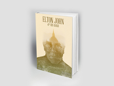 Elton John Tour Books book cover elton john photomanipulation photoshop
