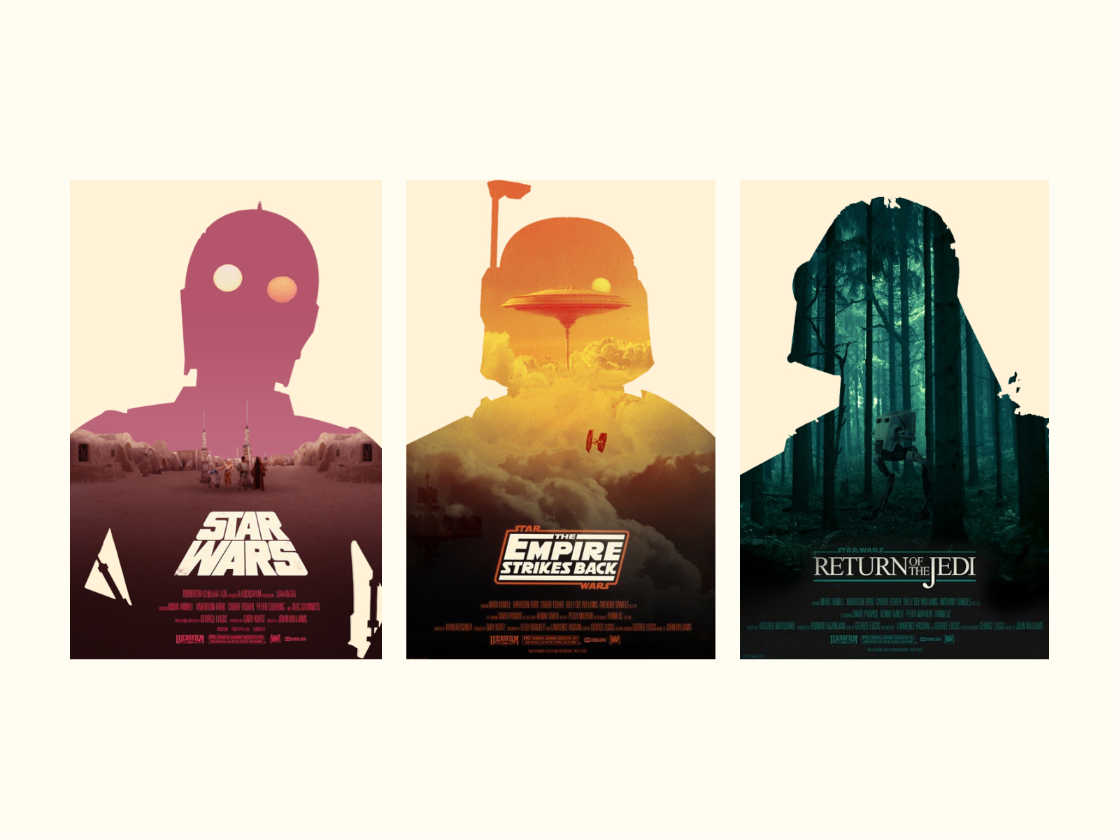 Rebound Olly Moss Star Wars By Edward Stone On Dribbble