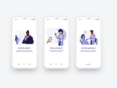 Daily ui 023 - Onboarding black illustrations daily ui daily ui 0023 medical onboarding