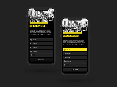 Daily ui 032 - Crowdfunding campaign 032 black lives matter blm crowdfunding campaign dailyui