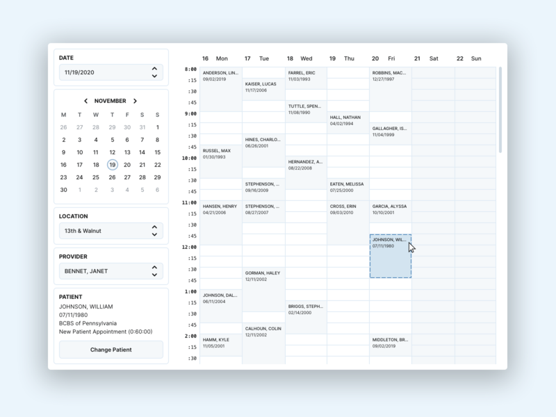 Daily ui 071 - Schedule 071 daily ui schedule