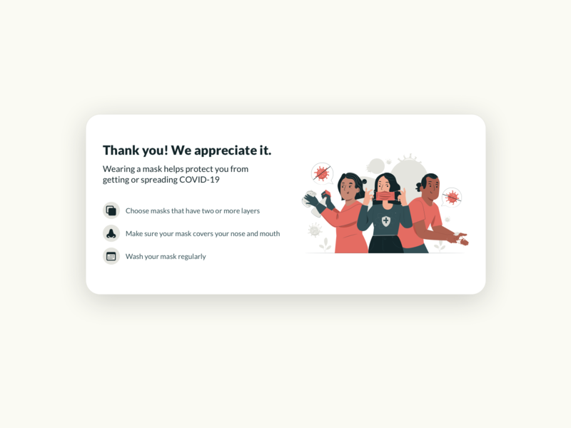 Daily ui 077 - Thank you 077 coronavirus covid 19 daily ui thank you