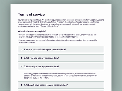 Daily ui 089 - Terms of service