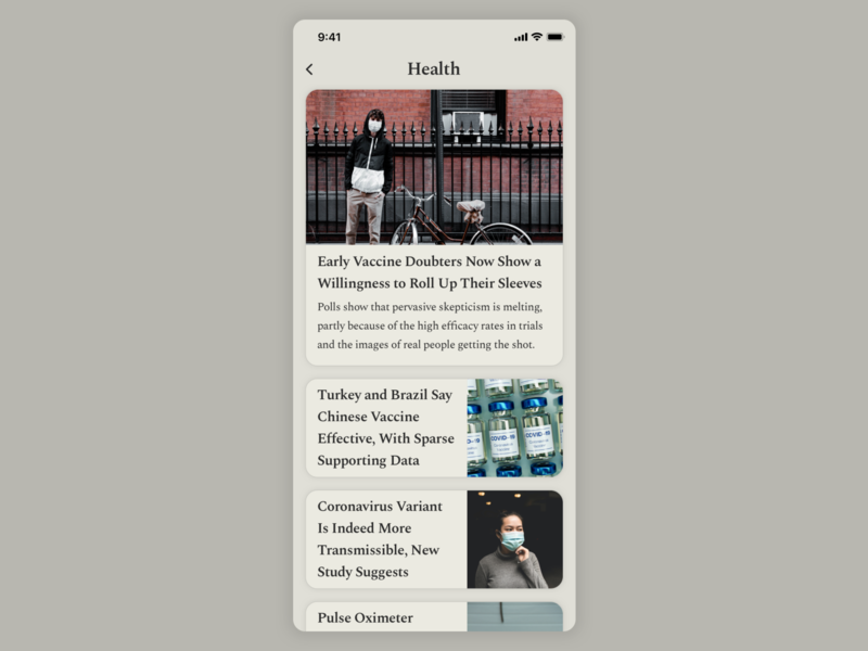 Daily ui 094 - News 094 daily ui news