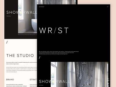 Studio website - Early ideas