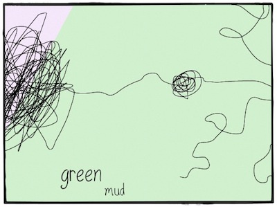 green mud font scribble
