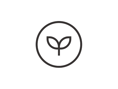 VEEG — Logo Design badge branding circle growth identity leaf logo logomark mark plant symbol vegan