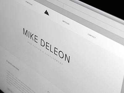 Portfolio — 2012 adelle clean design gray portfolio proxima nova website white