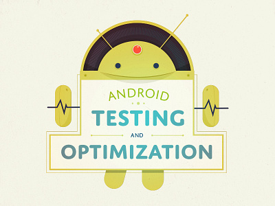 Android Testing Meetup android antenna badge badge design code developers event logo promo robot testing workshop