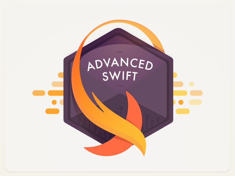 Advanced Swift Meetup badge bird code dev development event flying ios promo swift wings workshop