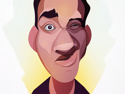 Confuzzled befuddled caricature character character design confused digital painting emotion expression face man portrait