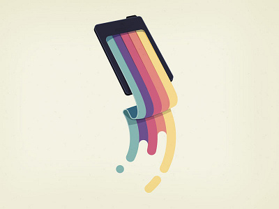 Rainbow Flow concept creative flow ios iphone liquid phone rainbow smooth stripes tech