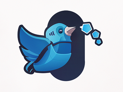 Twitterbot ai automated bird bluebird bots chatbot robot robotic social media tweets twitter wings