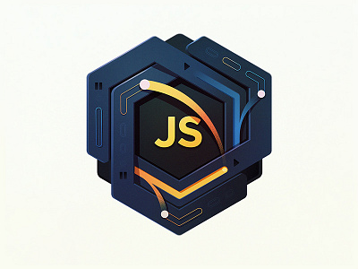 Asynchronous Magic asynchronous badge code coding developers education hexagon javascript js loops magic time