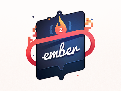 Ember! 2! badge class code coding course developers education ember fire flame heat programming