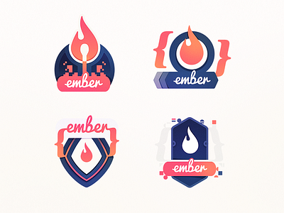 The Ember 2 Bench Warmers badge class code coding course developers education ember fire flame heat programming