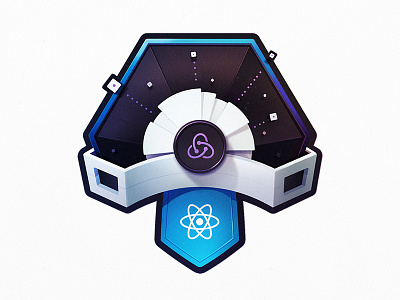 Building with React & Redux app badge build code coding course data developers education react redux storage
