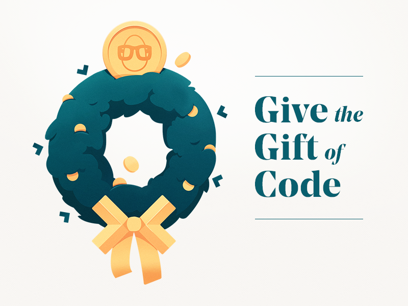 Giftmas wreath text
