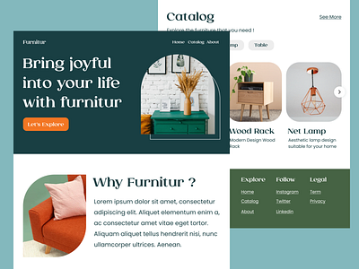 Furnitur. branding design furniture graphic design ui user experience user interface ux website