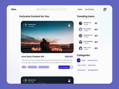 Hive. - For Exclusive Content Only aesthetic application apps art branding content design easy to use exclusive explore minimalist modern platform ui ui design ux web design website